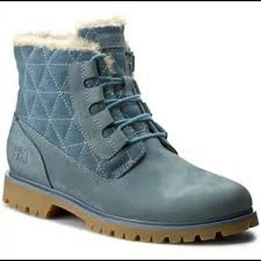 Helly Hansen Light Blue Lace-Up Boots